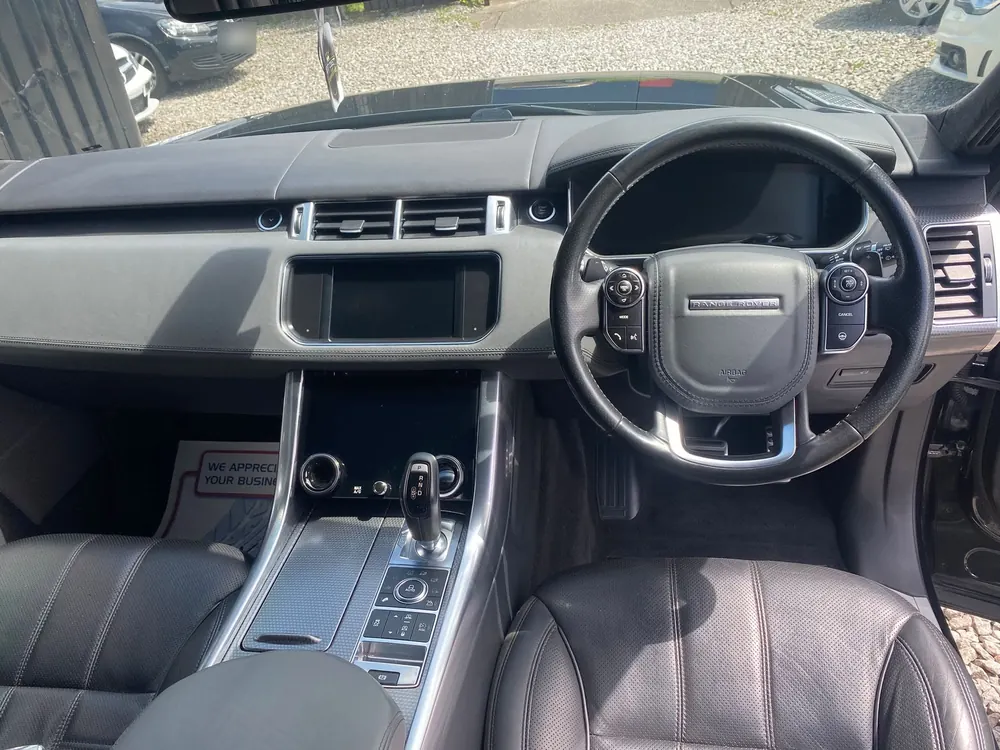 Range Rover Sport dashboard and interior